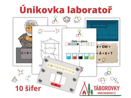 unikovka laboratoř aktivity sifry pro deti taborovky