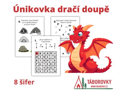 unikovka draci doupe pro prvnacky taborovky