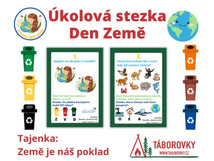 Den zeme ukolova stezka bojovka pro deti taborovky