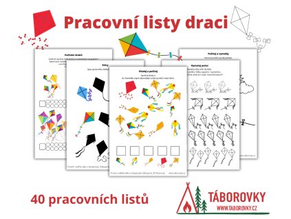 pracovni listy draci pro deti v ms taborovky