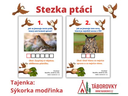 stezka ptaci