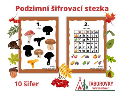 podzimni sifrovaci stezka pro vetsi deti taborovky