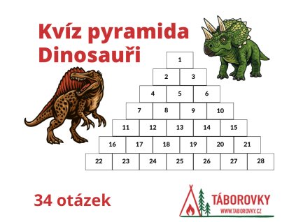 danosauri kviz pravek taborovky