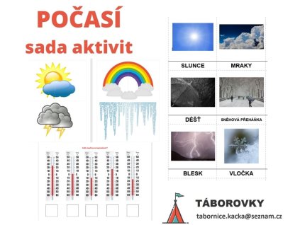 Počasí sada aktivit