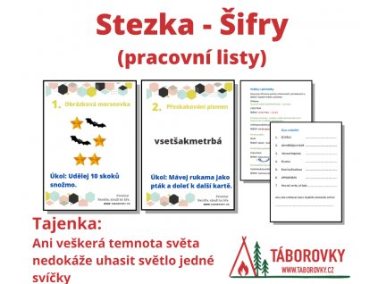 Stezka - šifry a pracovní listy