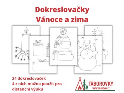 Dokreslovačky zima a Vánoce