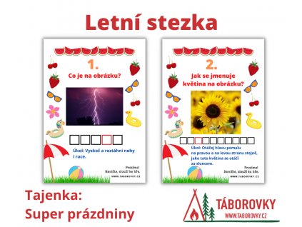 letni stezka pro deti taborovky