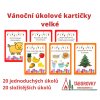 vánoční úkolové kartičky velké