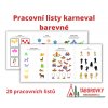 pracovní listy karneval barevné 3