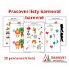 pracovní listy karneval barevné