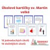 karticky sv martin na bilem koni pro deti ukoly sipovana taborovky