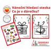 vanocni stezka pro deti hledani darecku tranovani zrakovaho vnimani taborovky