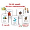 sada stezek trenovani Morseovy abecedy na tabore taborovky