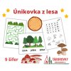 unikova hra pro deti sifry s tematem les taborovky