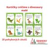 ukolove karticky male karticky pohybove dinosauri taborovky