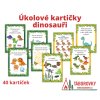Dinosauří úkolové kartičky
