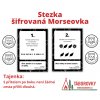 stezka šifrovaná morseovka černobílá (2)