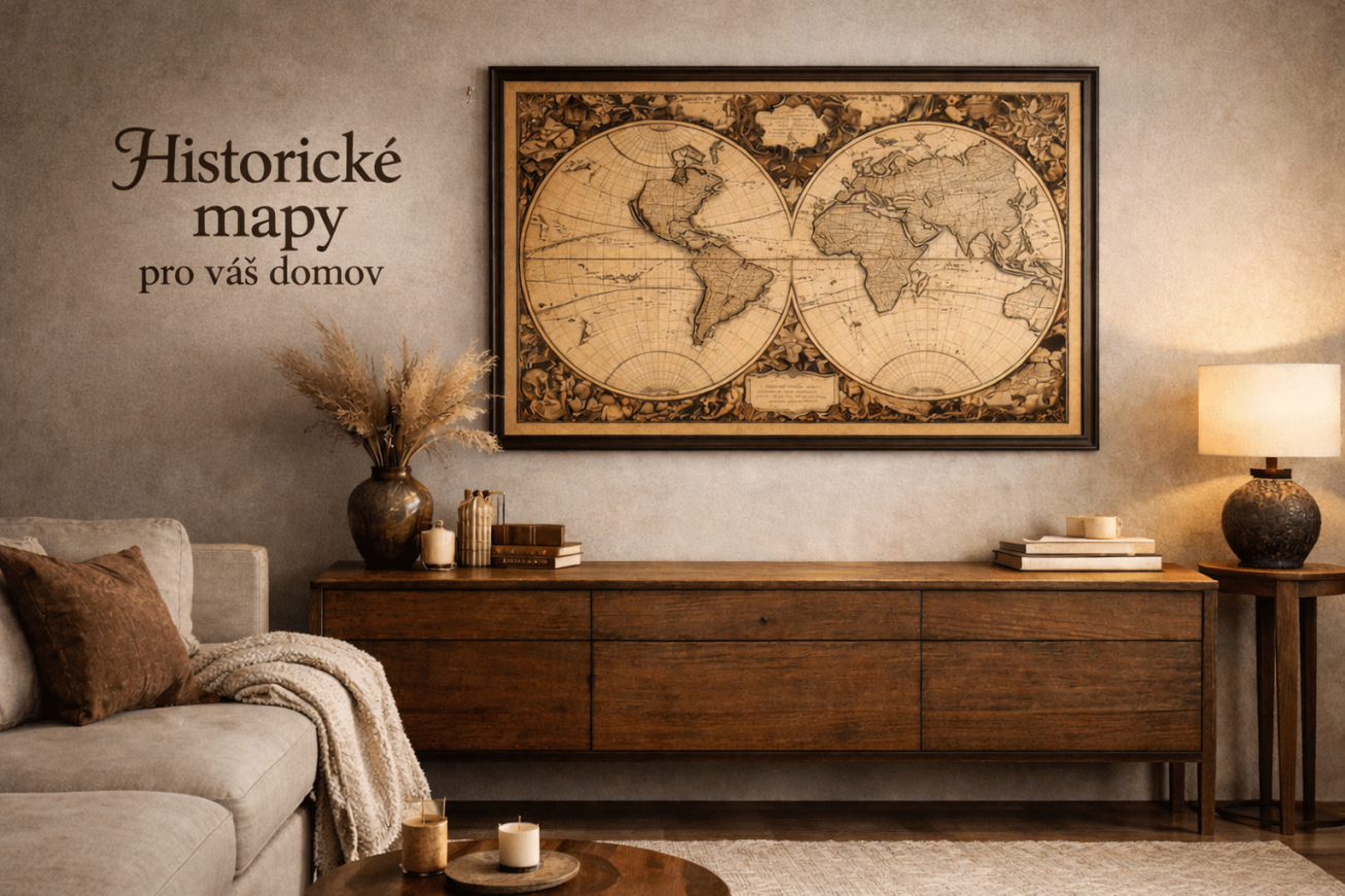 Historické mapy pro váš domov