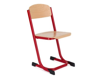 židle Denis pevná červená