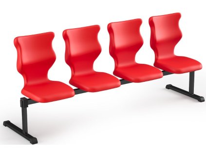 Sedací souprava 4 místná červená