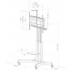 Mobilní stojan 55 100 rozměry