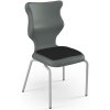 školní židle Spider pevná šedá