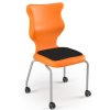 Školní ergonomická židle Spider Move na kolečkách oranžová