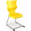 Školní ergonomická židle C line pevná žlutá