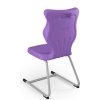 Školní ergonomická židle C line pevná fialová