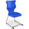 Školní ergonomická židle C line pevná modrá