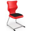 Školní ergonomická židle C line pevná červená