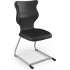 Školní ergonomická židle C line pevná černá