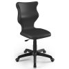 Školní ergonomická židle Twist na kolečkách bez područek černá