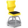 školní židle pocket žlutá