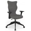 kancelářská židle Entelo Nero plus tmavě šedá Castel