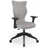 kancelářská židle Entelo Nero plus šedá melanž