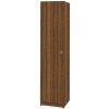 1 dvéřová šatní lamino skříňka ořech