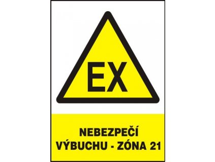 Nebezpečí výbuchu - Zóna 21