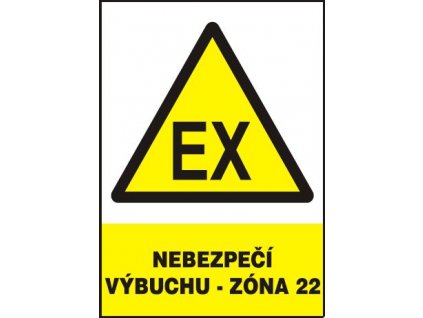 Nebezpečí výbuchu - zóna 22