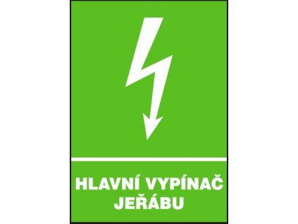 Hlavní vypínač jeřábu