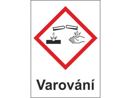 Korozivní – varování (GHS05)