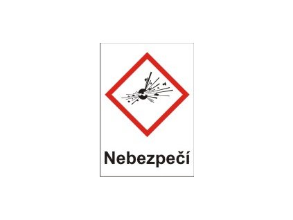 Výbušné – nebezpečí (GHS01)