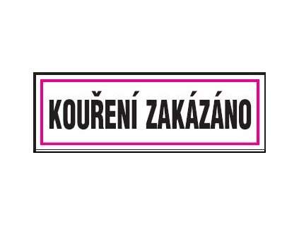 Kouření zakázáno