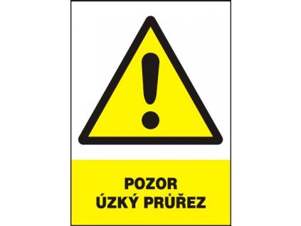 Pozor - úzký průřez
