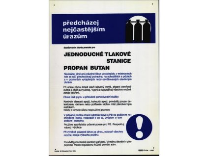 Pravidla pro jednoduché stanice propan butan