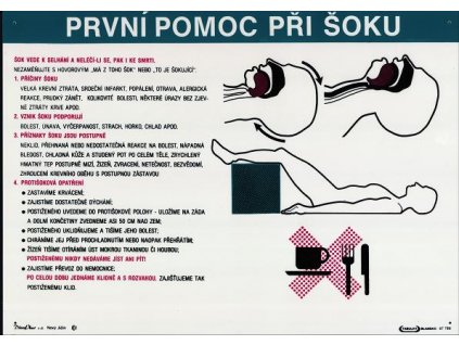 První pomoc při život ohrožujícím šoku (plast tl. 1 mm)