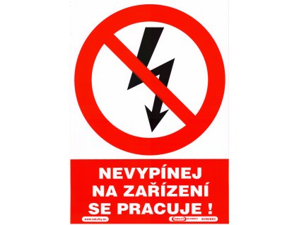 Nevypínej samolepka