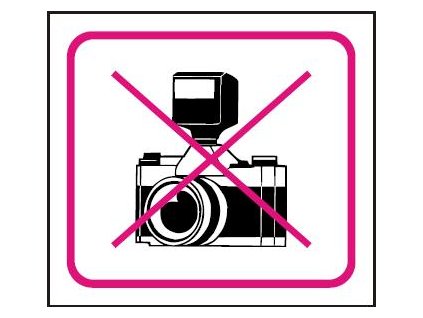 Symbol - zákaz fotografování