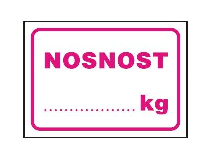 Nosnost ...kg