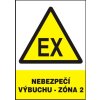 Nebezpečí výbuchu - zóna 2 (samolepka A4)
